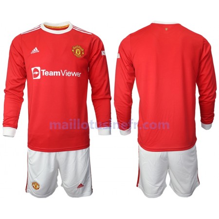 Maillot de Foot Manchester United Domicile 2021-22 Manches Longues - Enfant Maillot de Foot Manchester United Domicile 2021-22 Manches Longues - Enfant